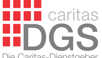 DGS-Logo mit zwölf senkrechten Rechtecken und Caritasschriftzug  | © Dienstgeberseite der Arbeitsrechtlichen Kommission des Deutschen Caritasverbandes e.V.
